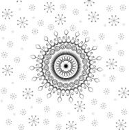 Floral stylish background