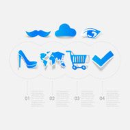 Set of sticker design Online shopping concept N6