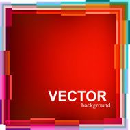 Frame colorful border mosaic pattern vector background