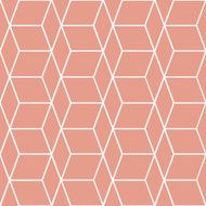 Pattern of cubes Abstract seamless vector pattern