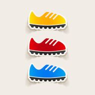 realistic design element sneakers N20