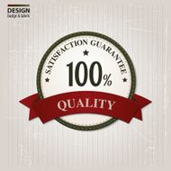 Vintage premium quality badge