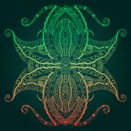 Grunge Lace Ornament N5