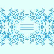lacy frame for a short text
