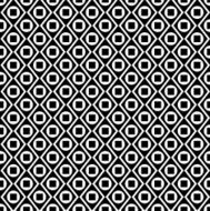 geometric pattern with circles rhombuses and squares