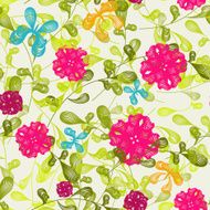 Seamless floral pattern background