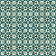 Seamless pattern with triangles and squares