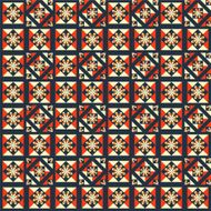 Seamless pattern with geometric shapes