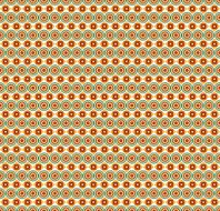 Seamless geometric with circles and squares