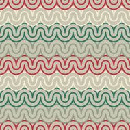 Geometric pattern with abstract waves