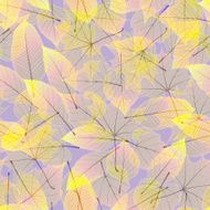 Transparent Autumn Leaves plus EPS10