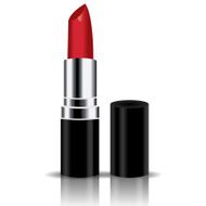 red lipstick vector