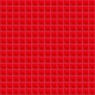 Red Pattern Tetrahedral Mosaic