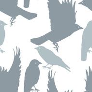 Pattern seamless with birds plus EPS10