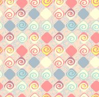 Geometric abstract seamless pattern motif background Colorful s N2