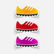 realistic design element sneakers N29
