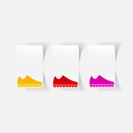 realistic design element sneakers N30