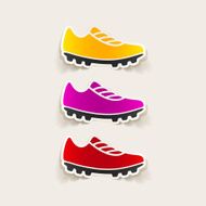 realistic design element sneakers N33