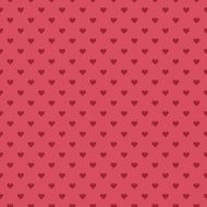 Romantic seamless pattern with hearts Vector illustration Background N2