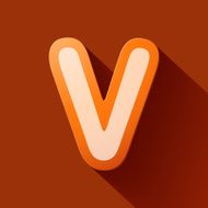 Volume icons alphabet V N6