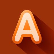 Volume icons alphabet A N4
