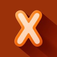 Volume icons alphabet X N4