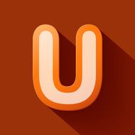 Volume icons alphabet U N5