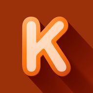 Volume icons alphabet K N3