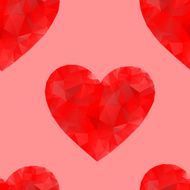 Seamless background with hearts N5