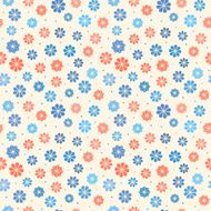 Seamless pastel floral pattern