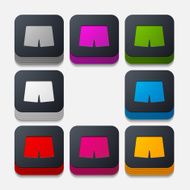 square button trunks N11