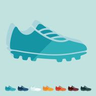 Flat design sneakers N10