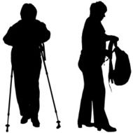 Vector Silhouette Of People N106