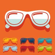 Flat design sunglasses N9