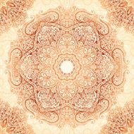 Ornate vintage seamless pattern in mehndi style N33