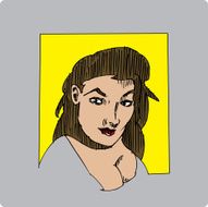 Pretty Woman (vector illustration)