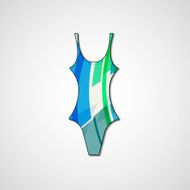 female swimsuit isolated N17