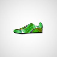 Abstract illustration on sneakers N17