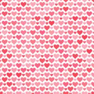 Romantic seamless pattern with hearts Vector illustration Background N3