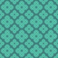 Seamless geometric flowers pattern N2