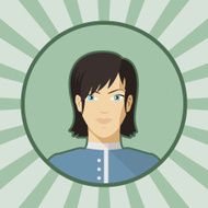 Single vector woman avatar N3