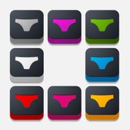 square button trunks N14