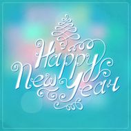 Happy new year hand lettering N2