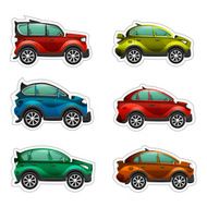 toy cars stickers