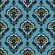 vector floral damask