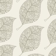 Leaf Seamless pattern N2