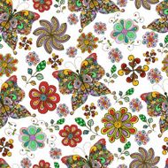 Butterfly seamless pattern N6