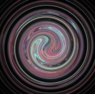Digital Fractal on Black N712