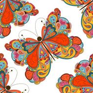 Butterfly seamless pattern N7