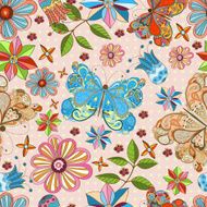 Butterfly seamless pattern N8